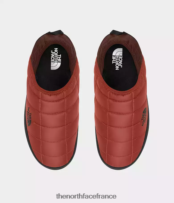 chaussure The North Face Hommes mules de traction thermoball v brun cognac/brun charbon ZPZRD1134