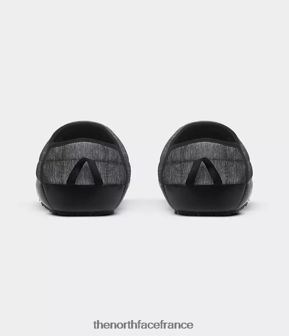 chaussure The North Face Hommes mules de traction thermoball v imprimé chiné gris fantôme/noir tnf ZPZRD1128