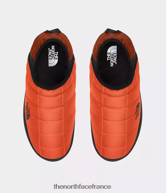 chaussure The North Face Hommes mules de traction thermoball v orange rétro/noir tnf ZPZRD1137