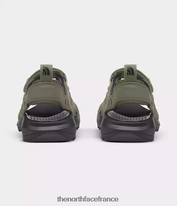 chaussure The North Face Hommes sandales hérisson iii vert olive brûlé/noir tnf ZPZRD552