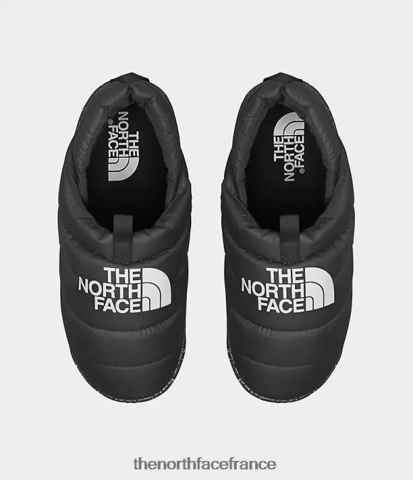 chaussure The North Face Hommes mules nuptse tnf noir/tnf blanc ZPZRD554