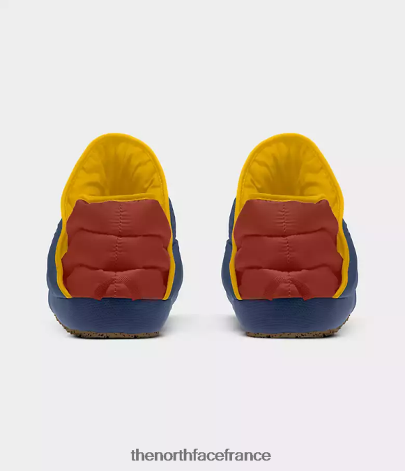 chaussure The North Face Hommes chaussons de traction thermoball bleu ombre/marron cognac ZPZRD791