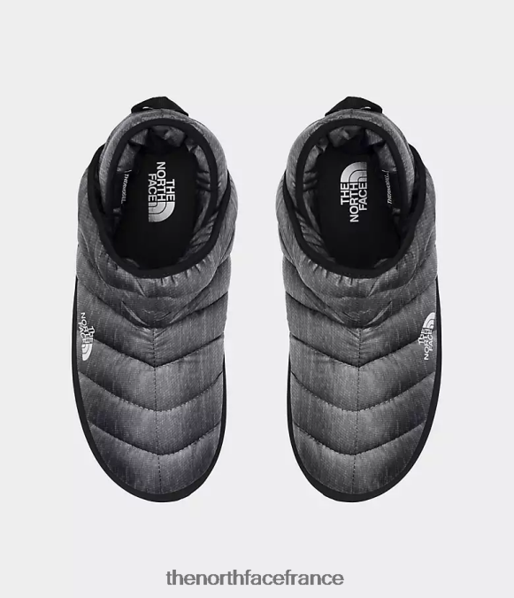 chaussure The North Face Hommes chaussons de traction thermoball imprimé chiné gris fantôme/noir tnf ZPZRD787