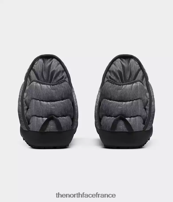 chaussure The North Face Hommes chaussons de traction thermoball imprimé chiné gris fantôme/noir tnf ZPZRD787