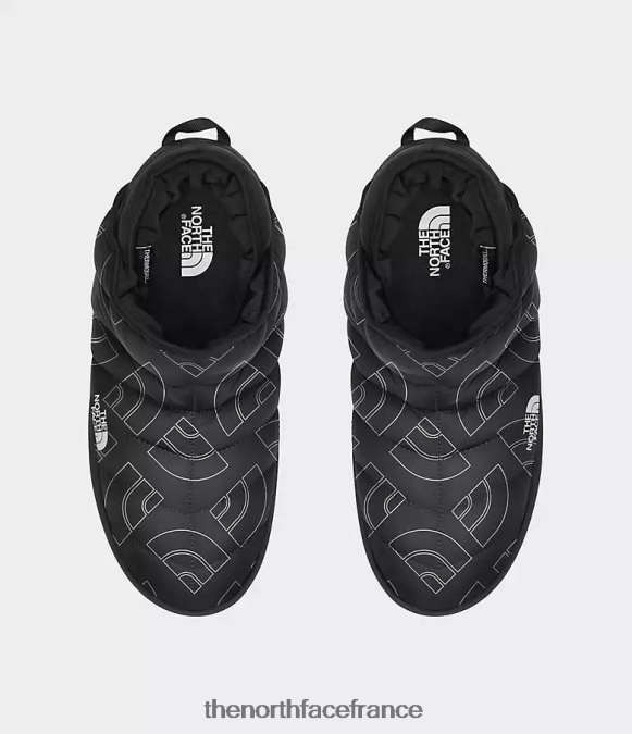 chaussure The North Face Hommes chaussons de traction thermoball tnf noir demi-dôme contour imprimé/tnf noir ZPZRD790