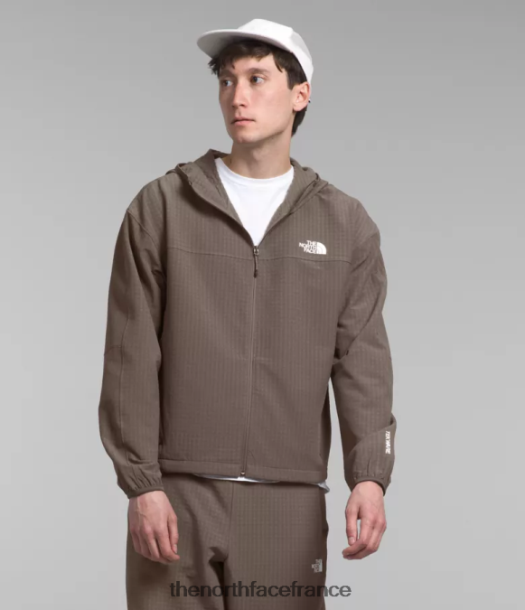 vêtements The North Face Hommes sweat à capuche grille tekware faucon brun ZPZRD832