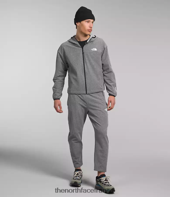 vêtements The North Face Hommes sweat à capuche grille tekware tnf gris moyen chiné ZPZRD834