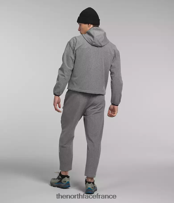 vêtements The North Face Hommes sweat à capuche grille tekware tnf gris moyen chiné ZPZRD834