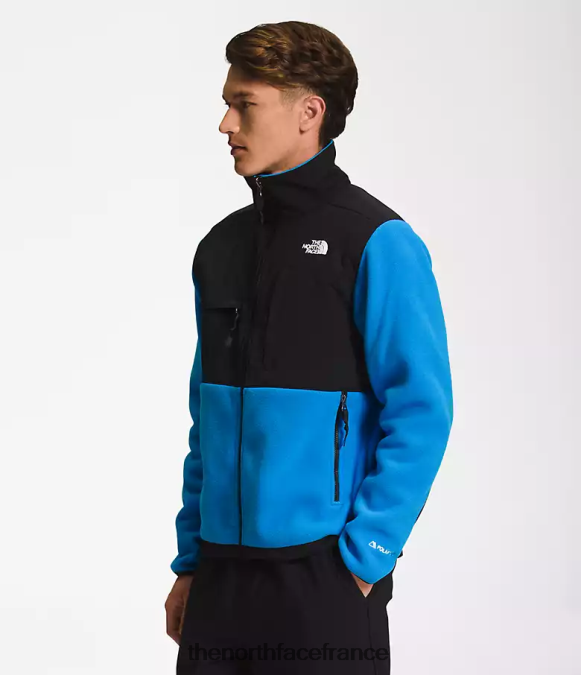 vêtements The North Face Hommes veste denali bleu super sonique ZPZRD198
