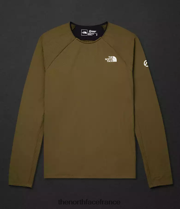 vêtements The North Face Hommes équipage Futureflece de la série Summit olive militaire ZPZRD123