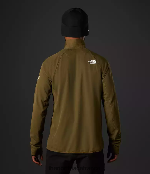 vêtements The North Face Hommes summit series futurefleece lt-zip olive militaire ZPZRD351