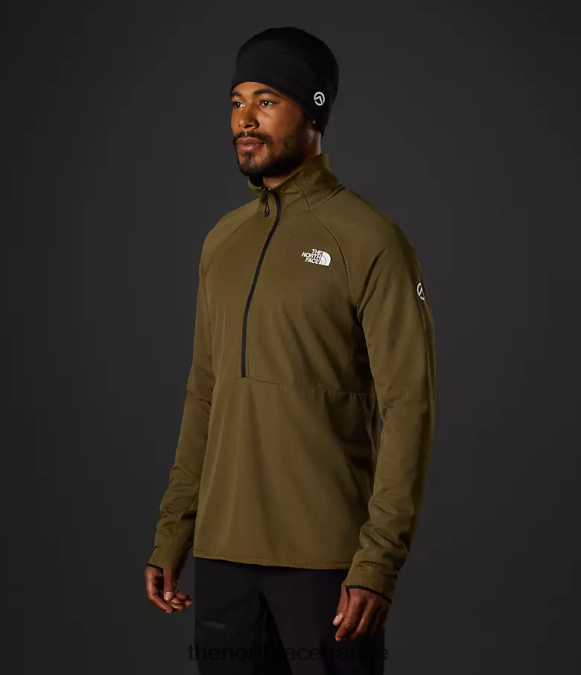 vêtements The North Face Hommes summit series futurefleece lt-zip olive militaire ZPZRD351