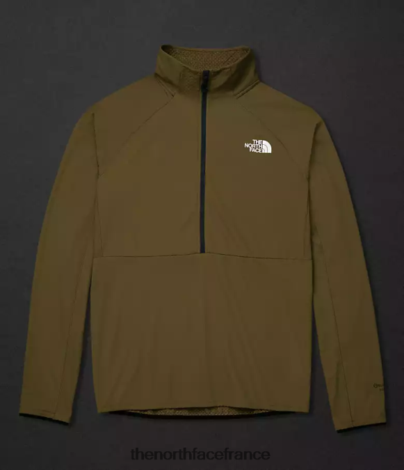 vêtements The North Face Hommes summit series futurefleece lt-zip olive militaire ZPZRD351