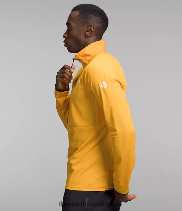 vêtements The North Face Hommes summit series futurefleece lt-zip or du sommet ZPZRD354