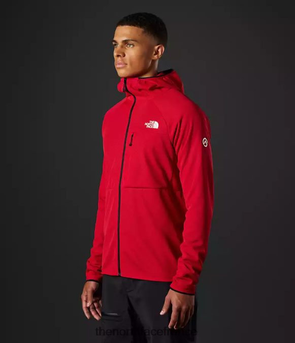 vêtements The North Face Hommes sweat à capuche entièrement zippé Summit Series Futurefleece tnf rouge ZPZRD406