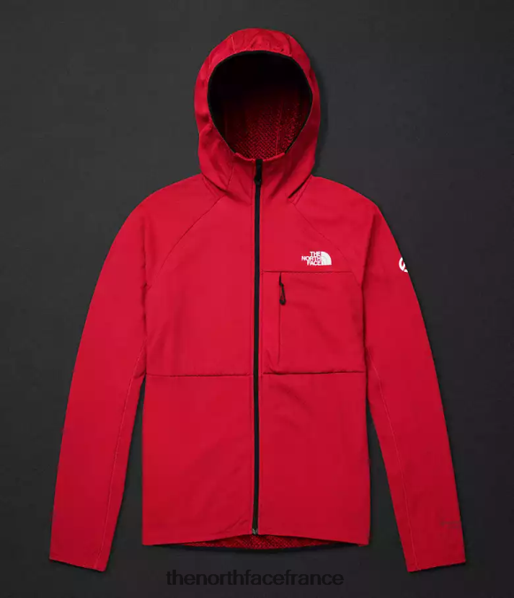 vêtements The North Face Hommes sweat à capuche entièrement zippé Summit Series Futurefleece tnf rouge ZPZRD406