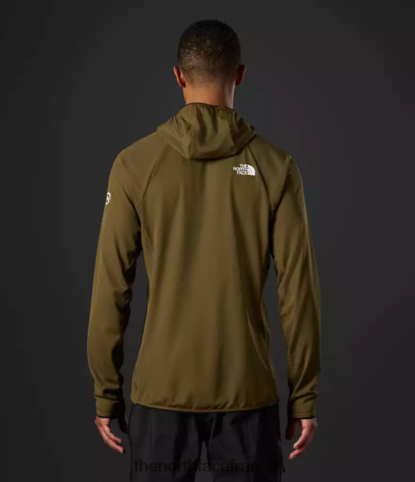 vêtements The North Face Hommes sweat à capuche futurefleece lt de la série summit olive militaire ZPZRD348