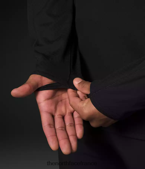 vêtements The North Face Hommes sweat à capuche futurefleece lt de la série summit tnf noir ZPZRD349