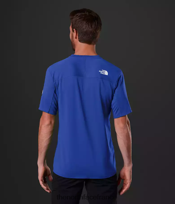 vêtements The North Face Hommes t-shirt à manches courtes crevasse summit series bleu tnf ZPZRD956