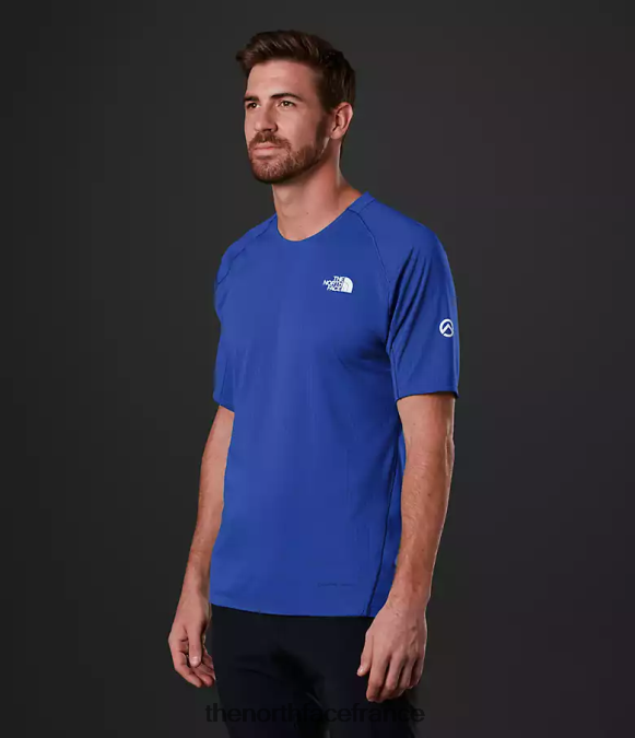 vêtements The North Face Hommes t-shirt à manches courtes crevasse summit series bleu tnf ZPZRD956
