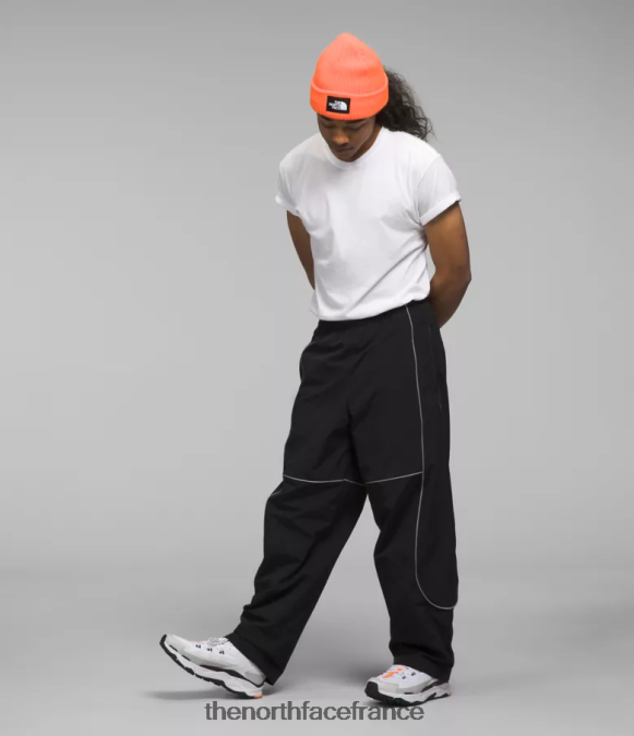 vêtements The North Face Hommes pantalon coupe-vent à passepoil tek tnf noir ZPZRD1307