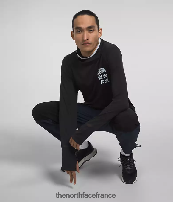 vêtements The North Face Hommes sweat à capuche trailwear cerro alto tnf noir ZPZRD549