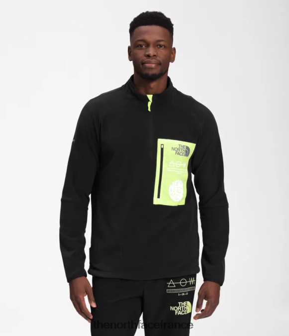 vêtements The North Face Hommes trailwear fantasy ridge -zip tnf noir/led jaune ZPZRD650
