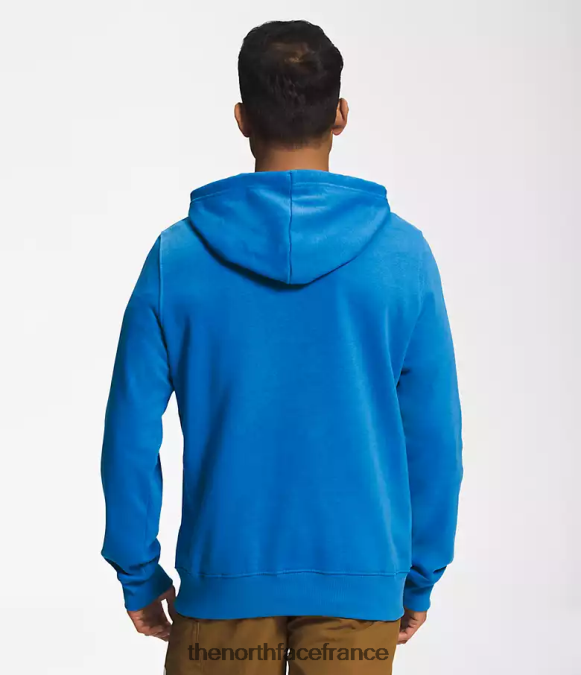 vêtements The North Face Hommes sweat à capuche demi-dôme géant bleu super sonic/blanc tnf ZPZRD1124