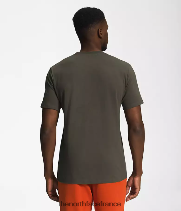 vêtements The North Face Hommes t-shirt demi-dôme à manches courtes nouveau vert taupe/blanc tnf ZPZRD1303