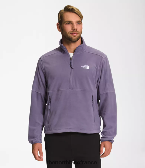 vêtements The North Face Hommes tnf polartec 100 -zip ardoise lunaire ZPZRD301
