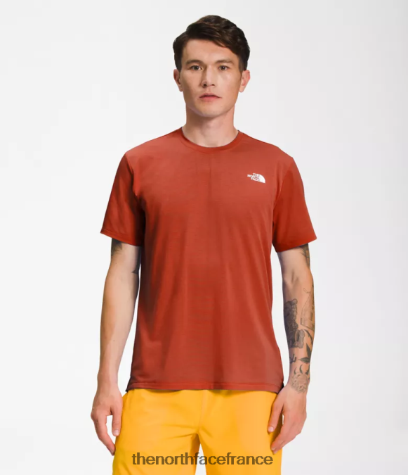 vêtements The North Face Hommes errer à manches courtes bronze rouillé ZPZRD1257