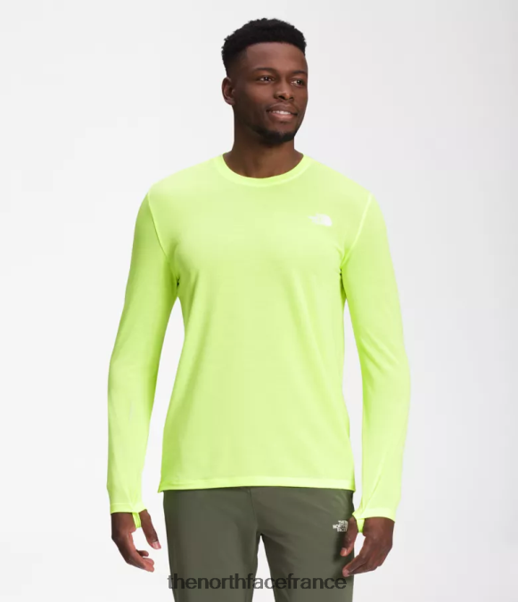 vêtements The North Face Hommes errer à manches longues LED jaune ZPZRD23