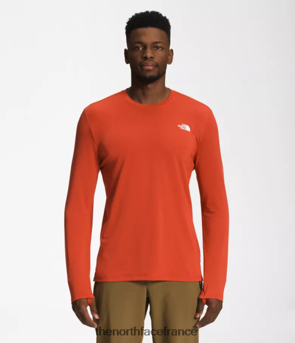 vêtements The North Face Hommes errer à manches longues bronze rouillé ZPZRD24