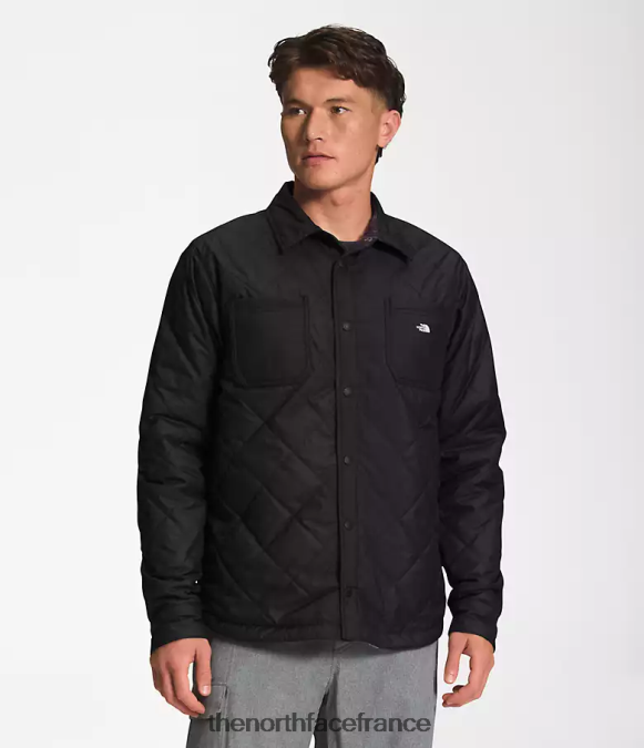 vêtements The North Face Hommes flanelle isolée Fort Point tnf noir/carreaux ZPZRD298