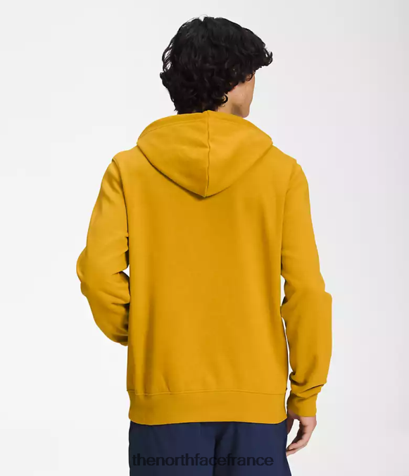 vêtements The North Face Hommes sweat à capuche demi-dôme bois de flèche jaune ZPZRD114