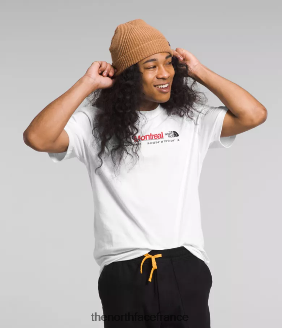 vêtements The North Face Hommes t-shirt de ville à manches courtes tnf blanc/montréal ZPZRD1070