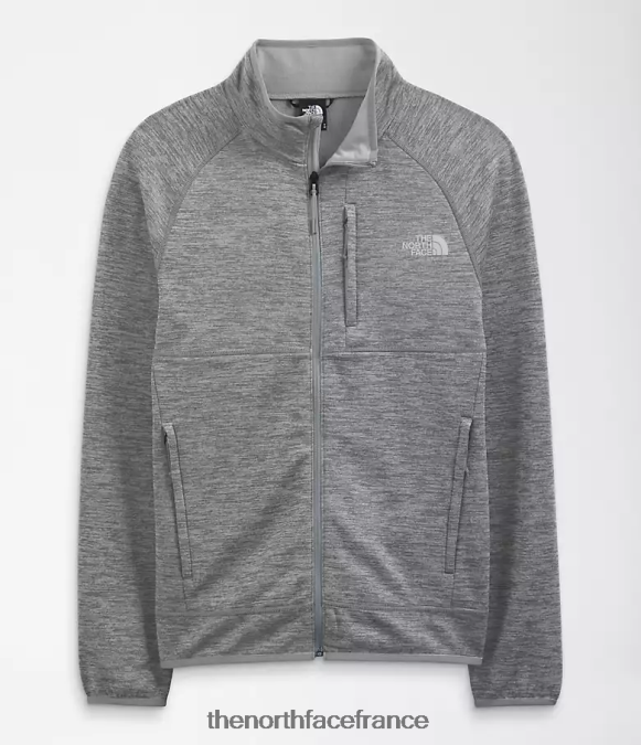 vêtements The North Face Hommes Canyonlands à fermeture éclair intégrale tnf gris moyen chiné ZPZRD952