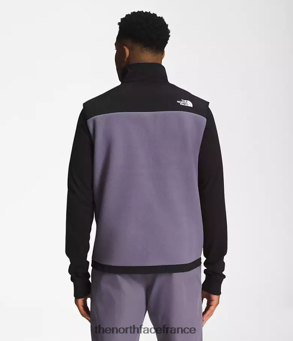 vêtements The North Face Hommes gilet denali ardoise lunaire/noir tnf ZPZRD600