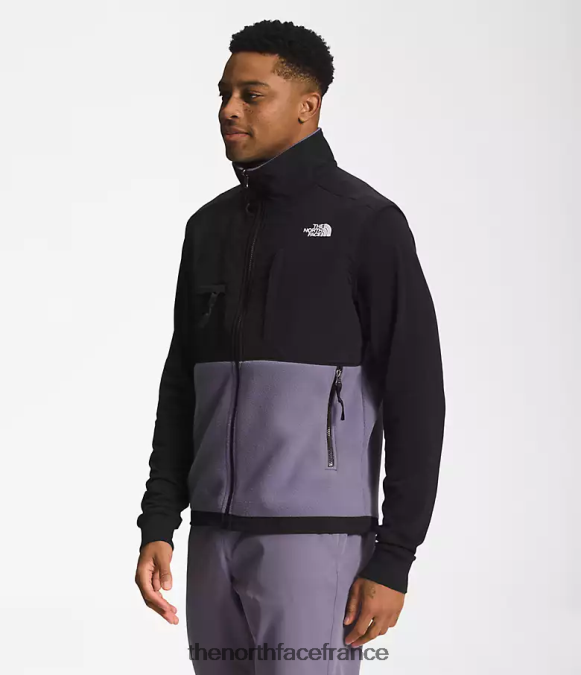 vêtements The North Face Hommes gilet denali ardoise lunaire/noir tnf ZPZRD600