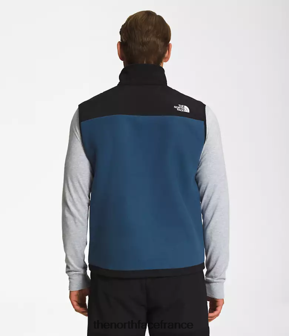 vêtements The North Face Hommes gilet denali bleu ombragé ZPZRD597