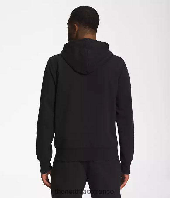 vêtements The North Face Hommes sweat à capuche zippé à écusson Heritage tnf noir ZPZRD703