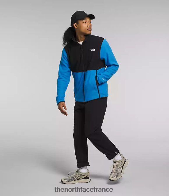 vêtements The North Face Hommes veste alpine polartec 100 bleu optique/noir tnf ZPZRD17