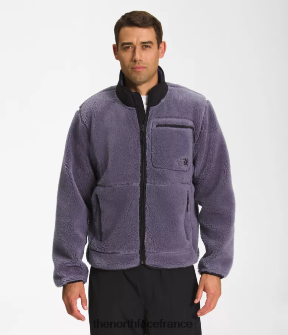 vêtements The North Face Hommes veste zippée à poils extrêmes ardoise lunaire ZPZRD547