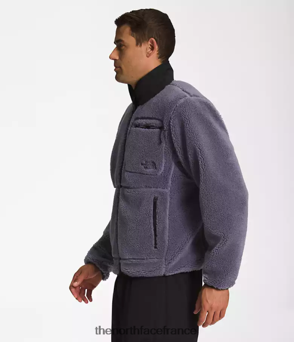 vêtements The North Face Hommes veste zippée à poils extrêmes ardoise lunaire ZPZRD547
