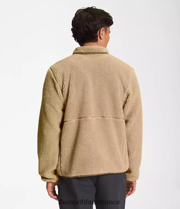 vêtements The North Face Hommes veste zippée à poils extrêmes kaki pierre/marron utilitaire ZPZRD548