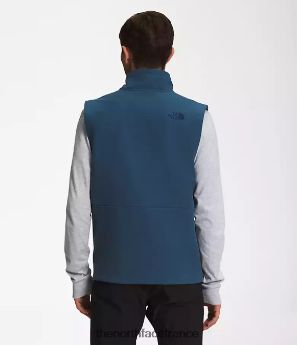 vêtements The North Face Hommes gilet softshell camden bleu ombragé chiné foncé ZPZRD645