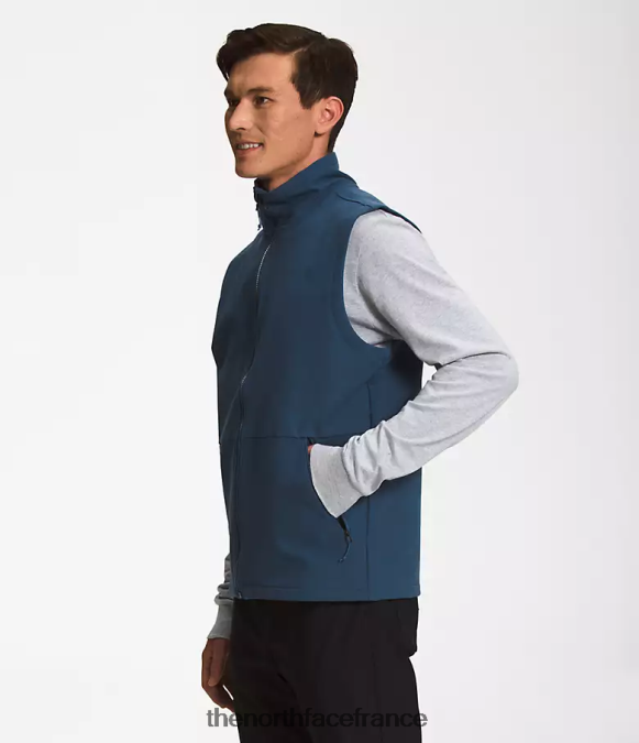 vêtements The North Face Hommes gilet softshell camden bleu ombragé chiné foncé ZPZRD645