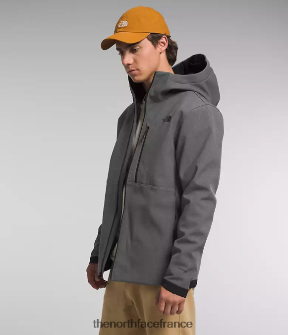 vêtements The North Face Hommes sweat à capuche apex bionic 3 tnf gris foncé chiné ZPZRD995