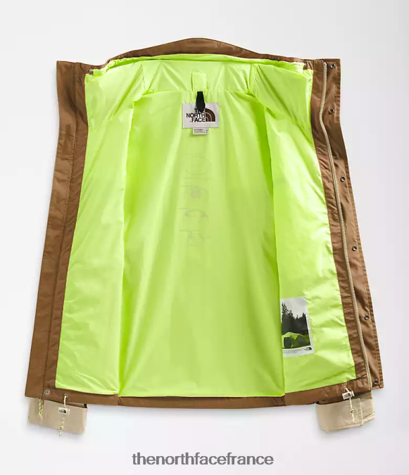 vêtements The North Face Hommes Veste de montagne 86 low-fi hi-tek brun utilitaire/gravier ZPZRD204