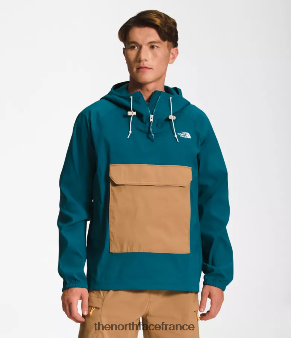 vêtements The North Face Hommes pull classe v bleu corail/marron utilitaire ZPZRD594